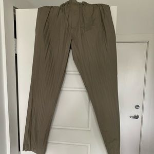 COS Taupe Plisse Pants